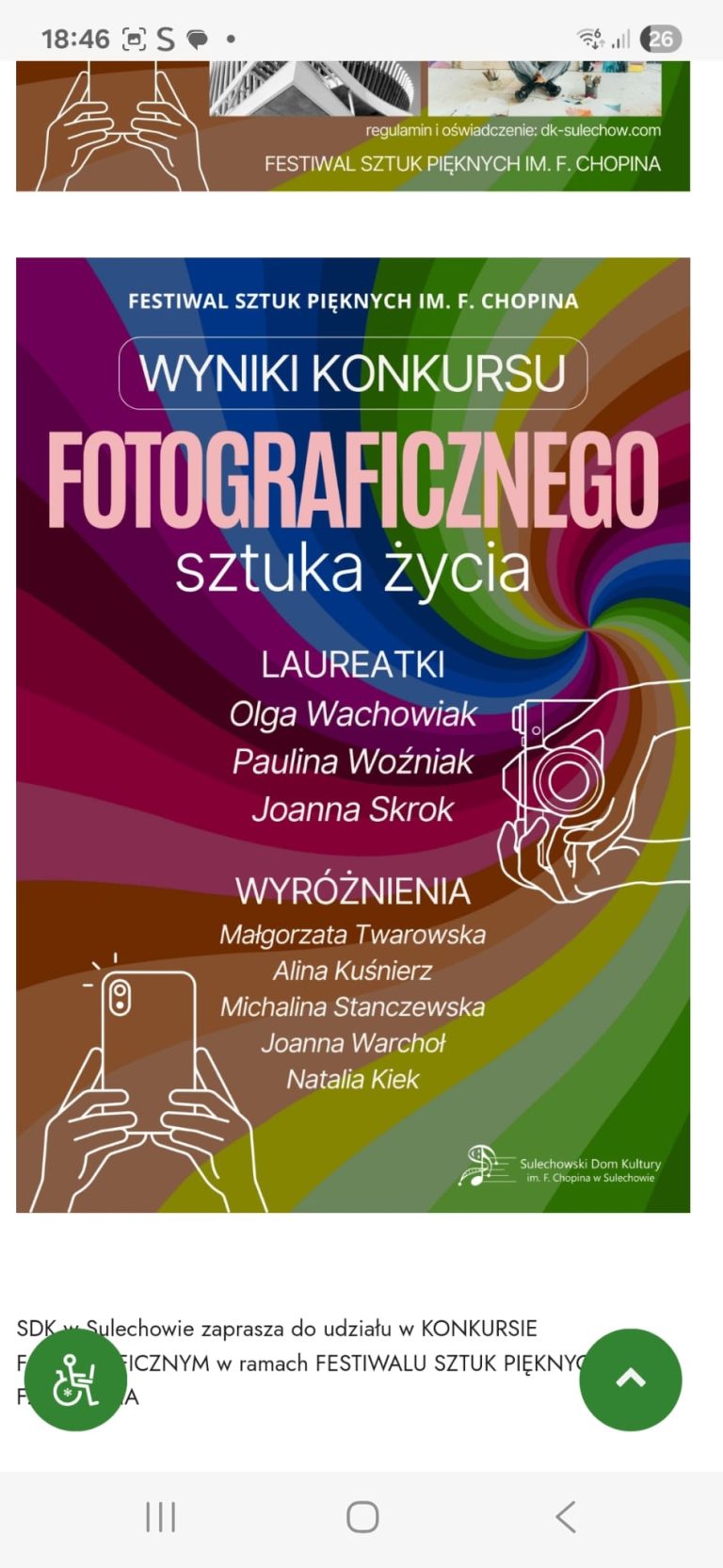 Laureatka konkursu fotograficznego