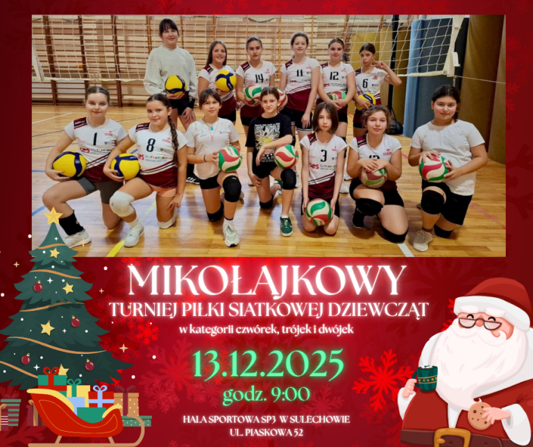 Mikołajkowy turniej piłki siatkowej